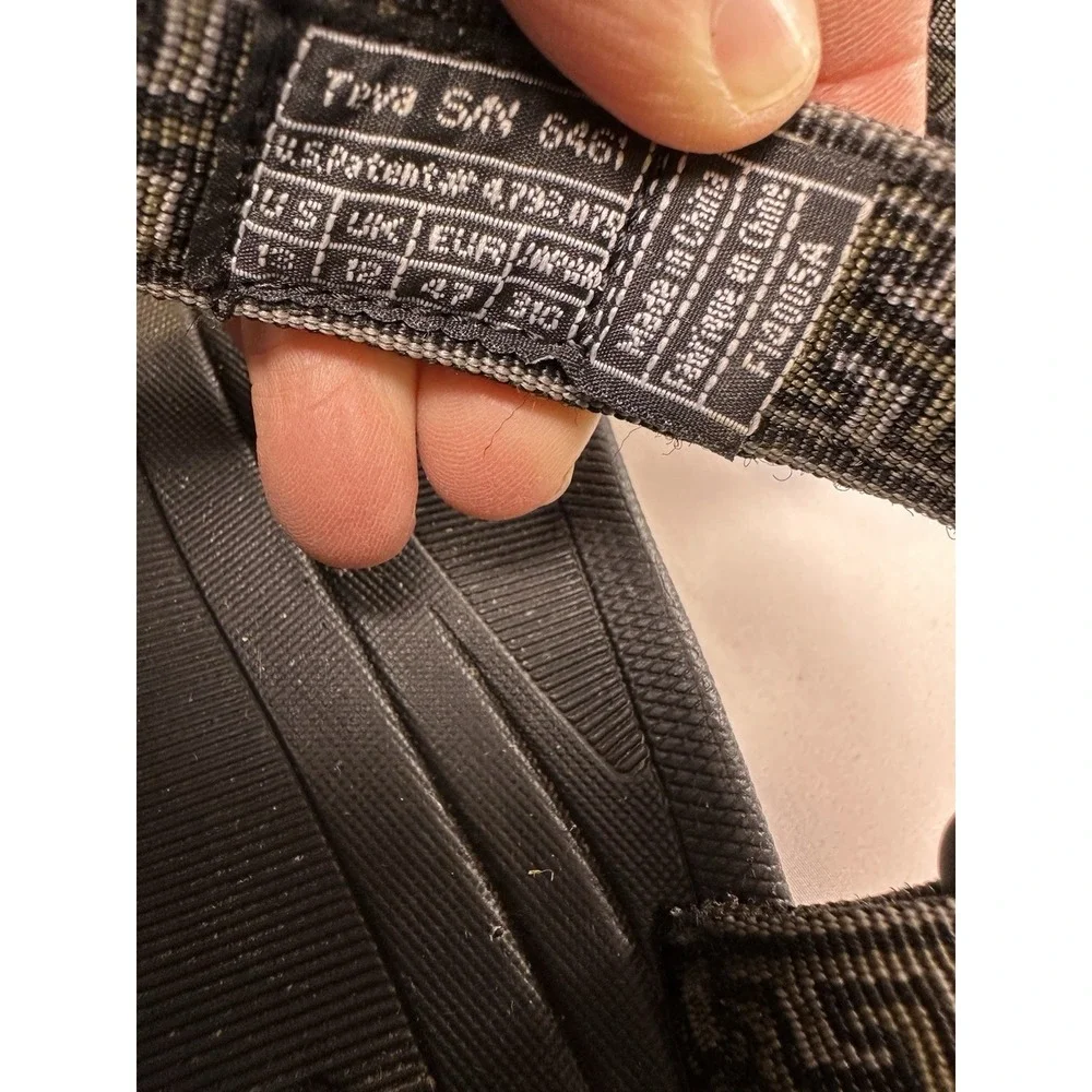 TEVA Sandals Men's Size 13M Sport‎ Hiking Black Shoc Pad Tribal S/N 6461